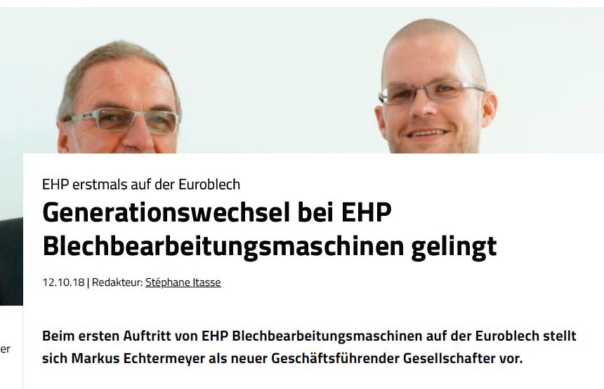 #Nachfolge #EHP #Generationswechsel